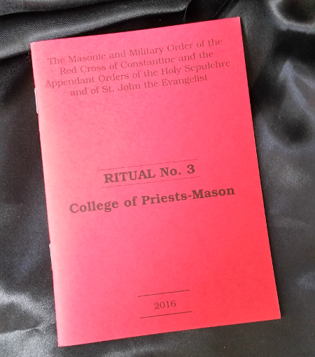 Red Cross of Constantine - Ritual No. 3 College of Priests-Mason